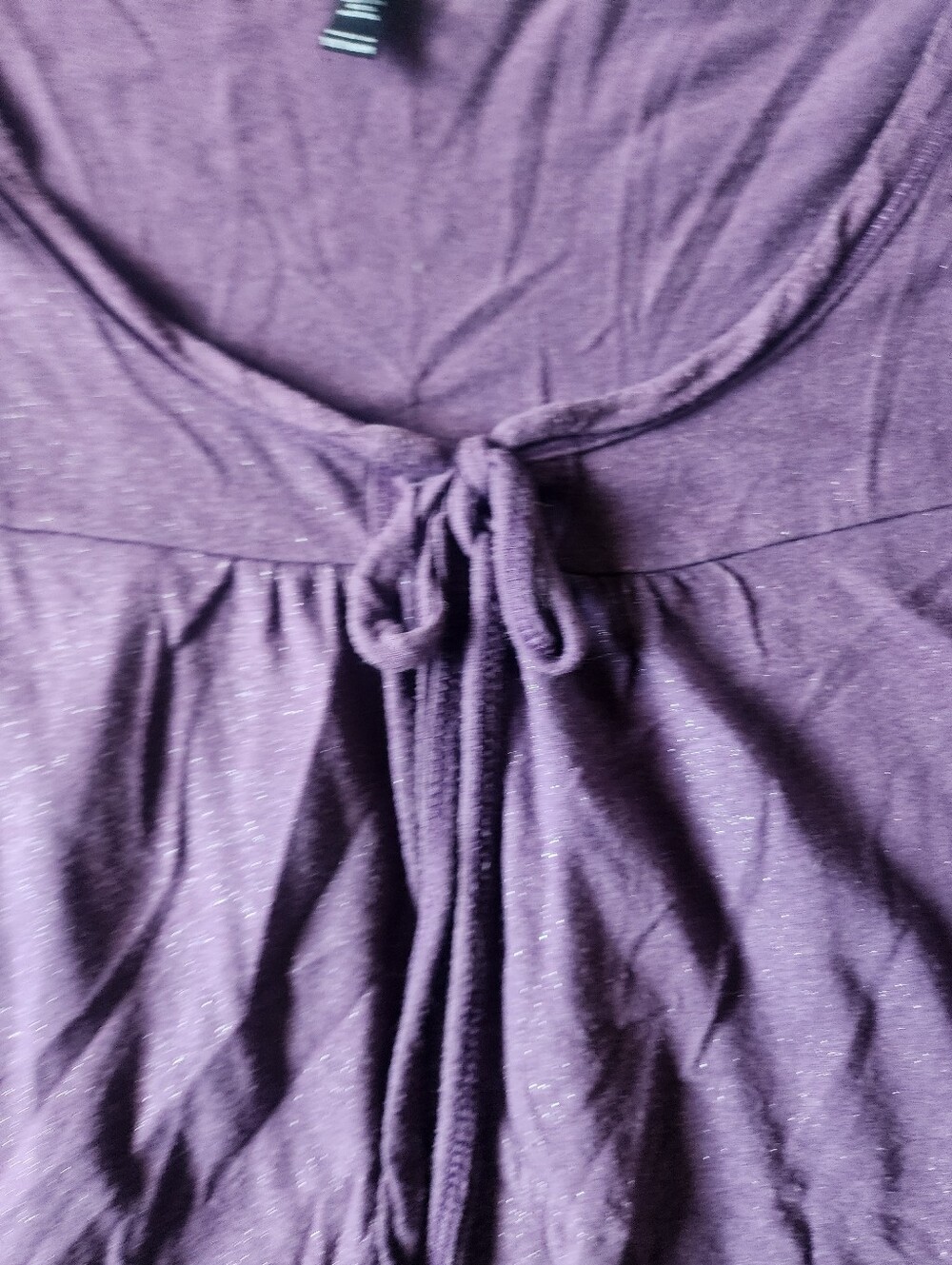 F.A.N.G Purple Sparkly Top Size Medium - Picture 3 of 7